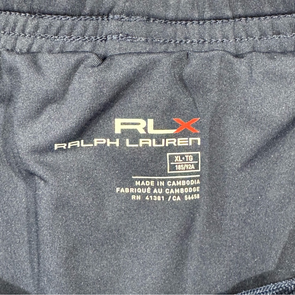 RLX Ralph Lauren Men's Navy Blue Camo Lined Vented Performance Short Size XL - Picture 4 of 8